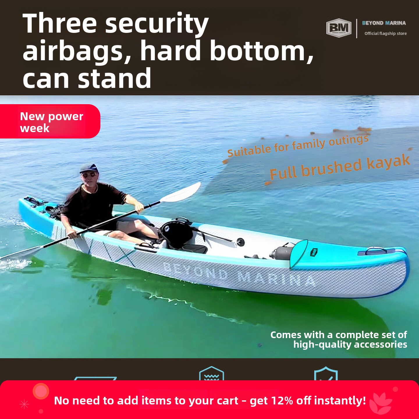 Fishing Boat Inflatable - Portable Sea Fishing Inflatable Kayak with