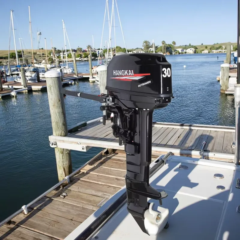 Fishing Boat Outboard Motor - 30HP 2 Stroke Outboard Motor 496cc
