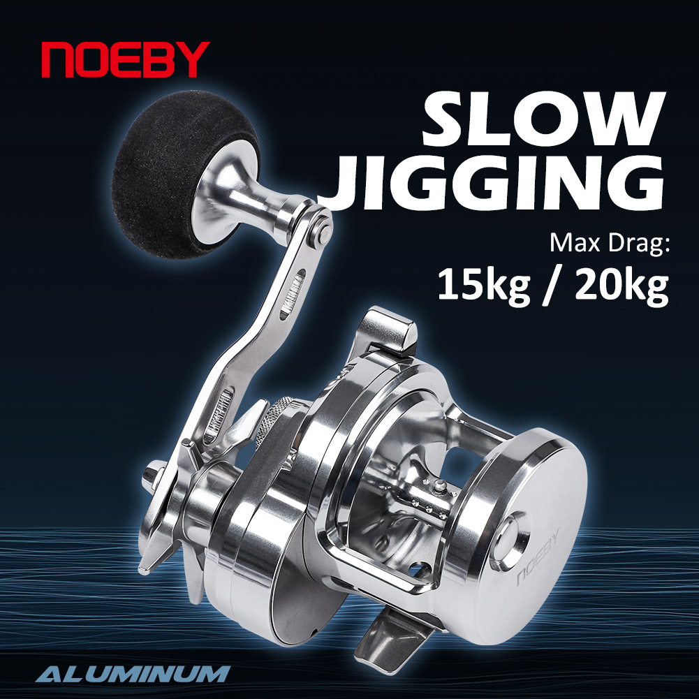 Fishing Boat Aluminum - NOEBY Slow Pitch Jigging Reel JG1500