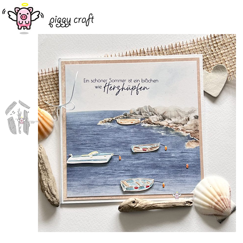 Piggy Craft metal cutting dies - Fishing Boat Trailer ulasan dan harga