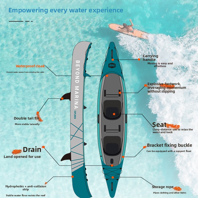 Portable Sea Fishing Inflatabl - Fishing Boat Inflatable ulasan dan harga