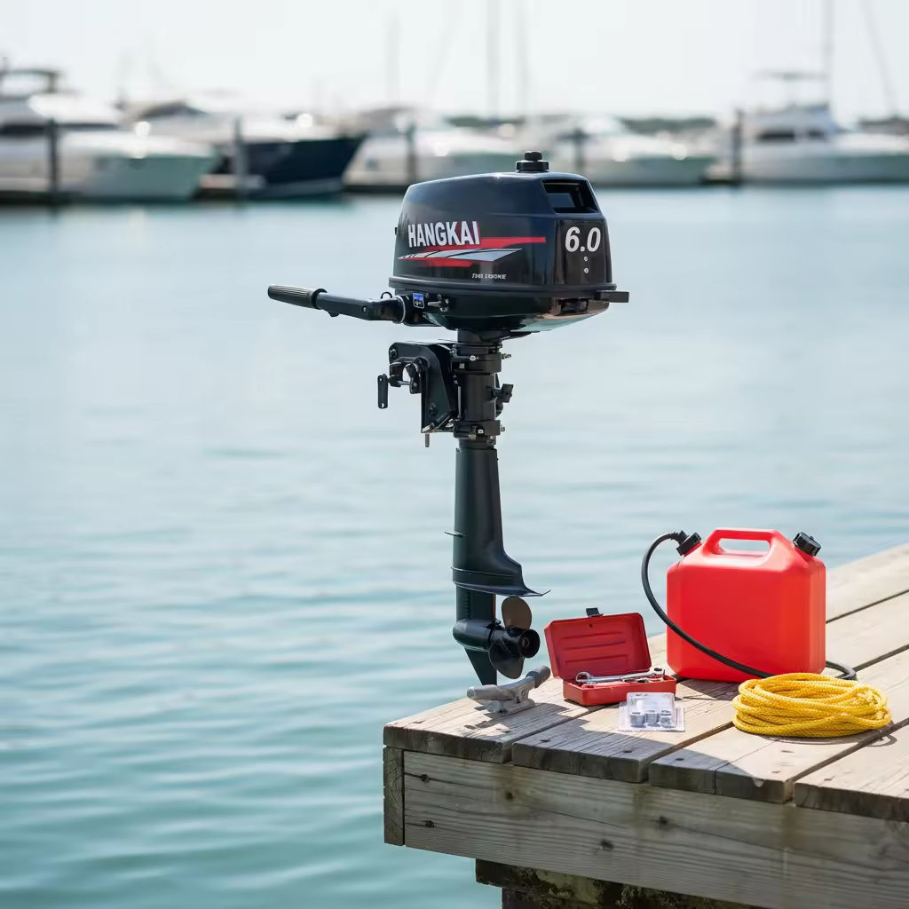 Wholesale HANGKAI 6HP 2 Stroke - Fishing Boat Outboard Motor ulasan dan harga