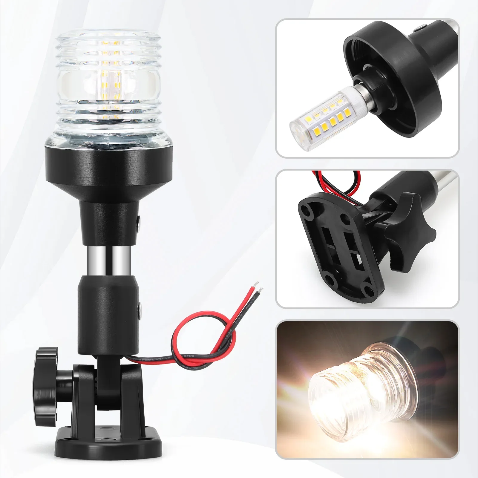 AD 12-24V Navigation Light 6in - Fishing Boat Paddle ulasan dan harga