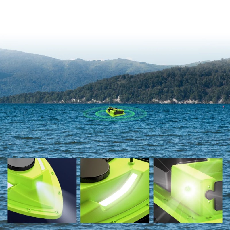 D19 GPS RC Bait Boat 600M 4 Ho - Fishing Boat Gps ulasan dan harga