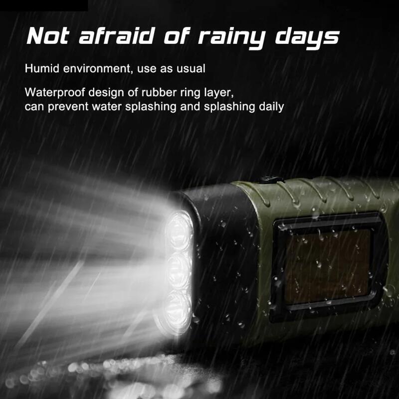Hand Crank Solar Powered Recha - Fishing Boat Navigation Light ulasan dan harga