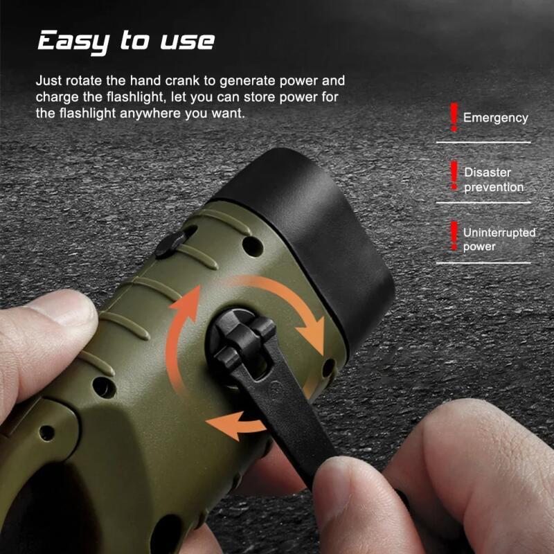 Hand Crank Solar Powered Recha - Fishing Boat Navigation Light ulasan dan harga